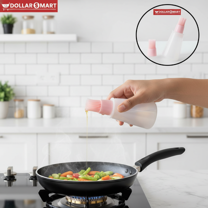 Silicone Oil Bottle with Brush