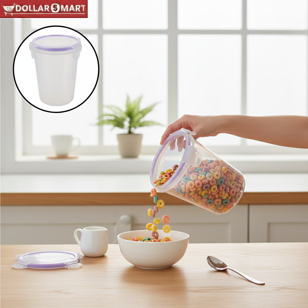 Kitchen Airtight Jar 1000ml 2 pcs