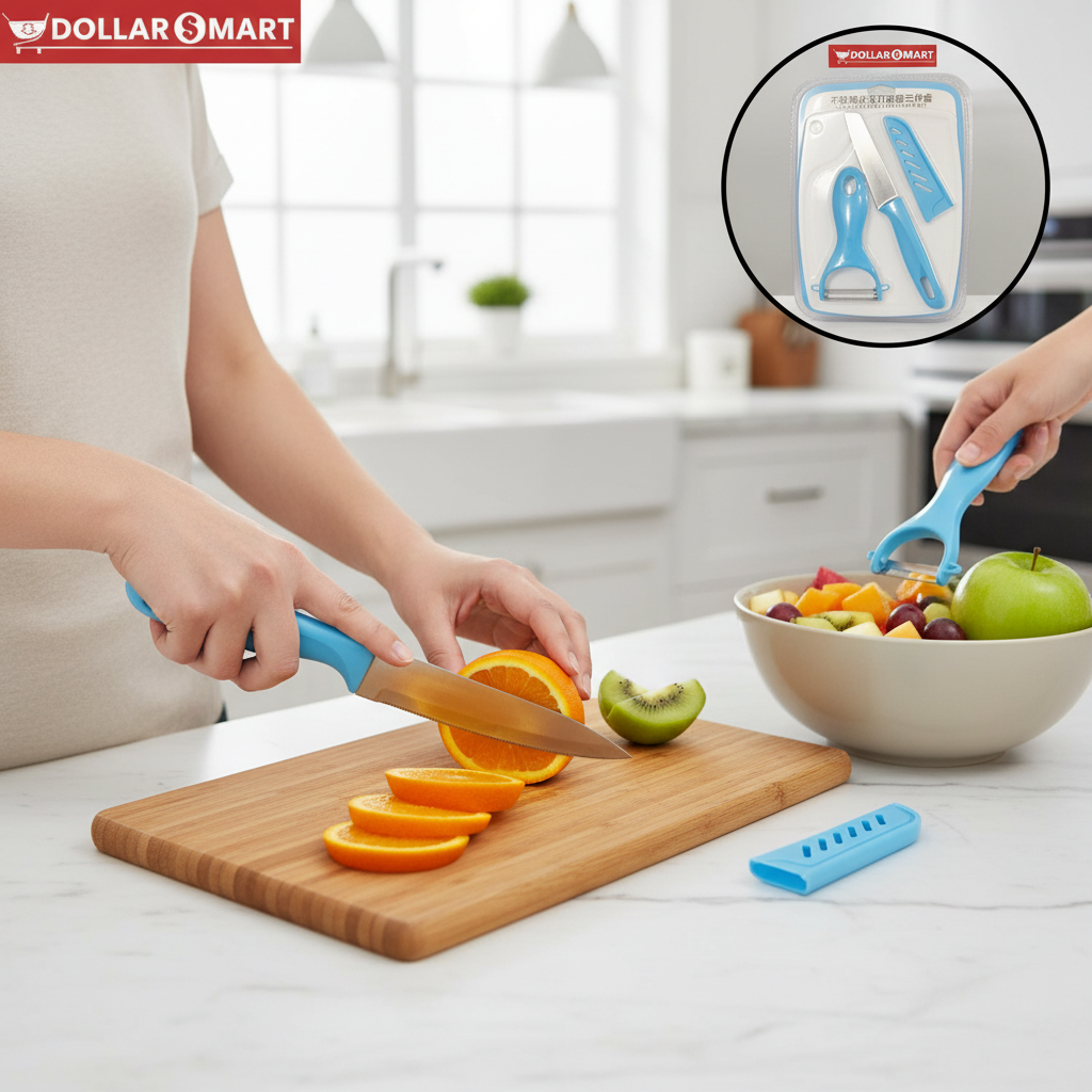 SS Peeler and Knife with Grad