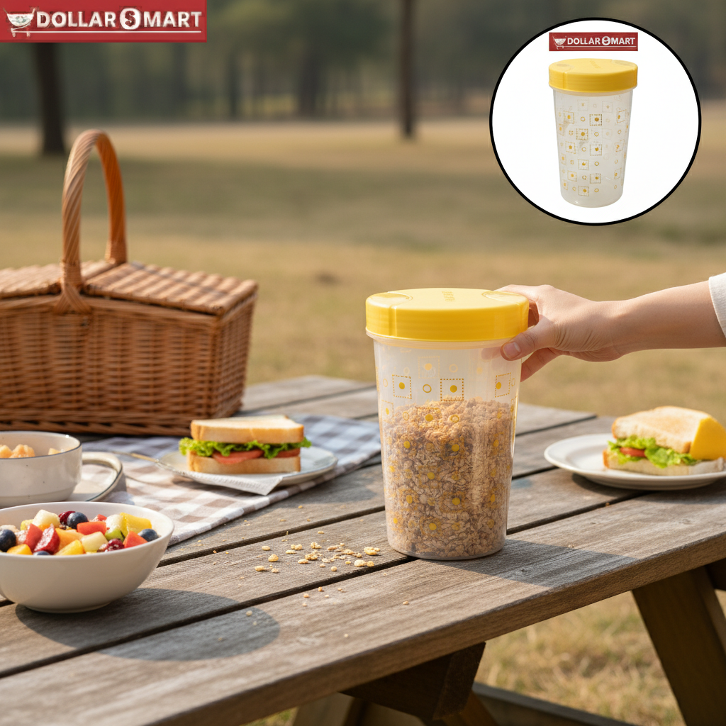 Round Storage Jar 1pc