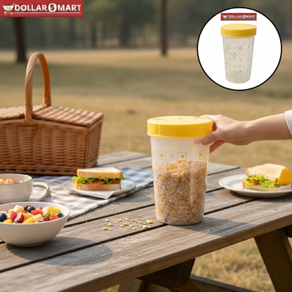 Round Storage Jar 1pc
