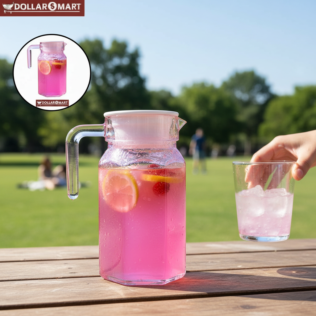 OMROC `Glass Juice Jug