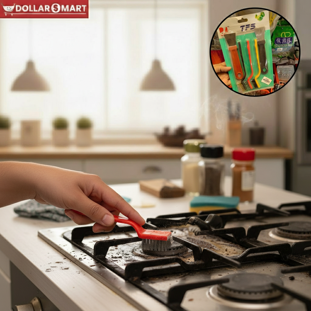 Kitchen Scraper and Wire Brush 5pcs