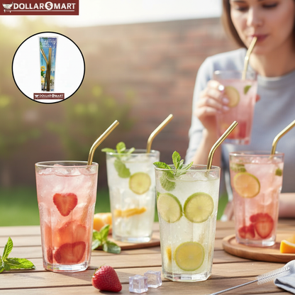 Stainless Steel Straws set of 4