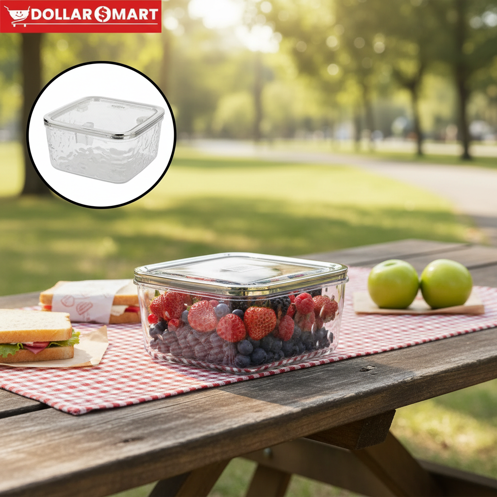 Acrylic Crystal Bin small - Dollar$ Mart