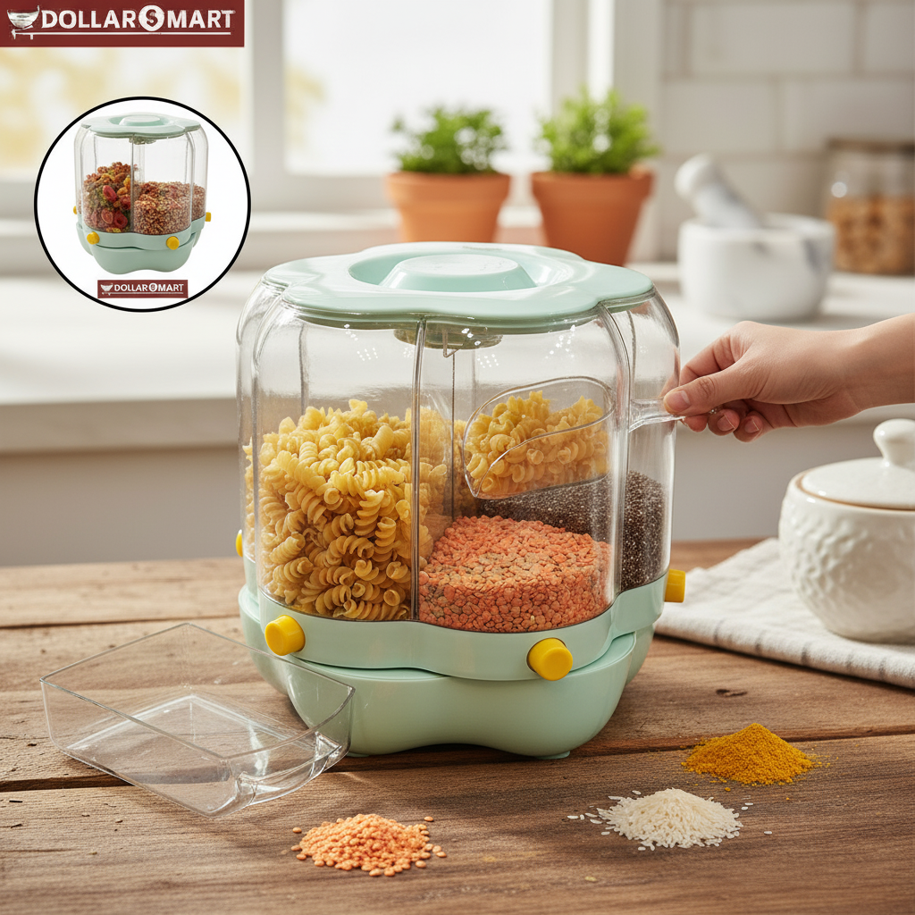 Rotating Rice Dispenser