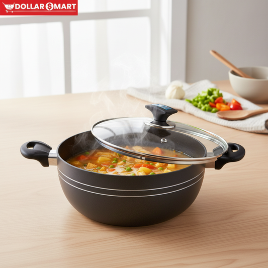 Non-Stick Karahi with Lid 32CM 