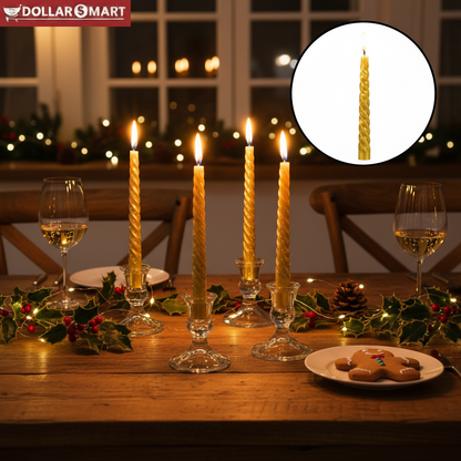 Golden Candle 2 pcs