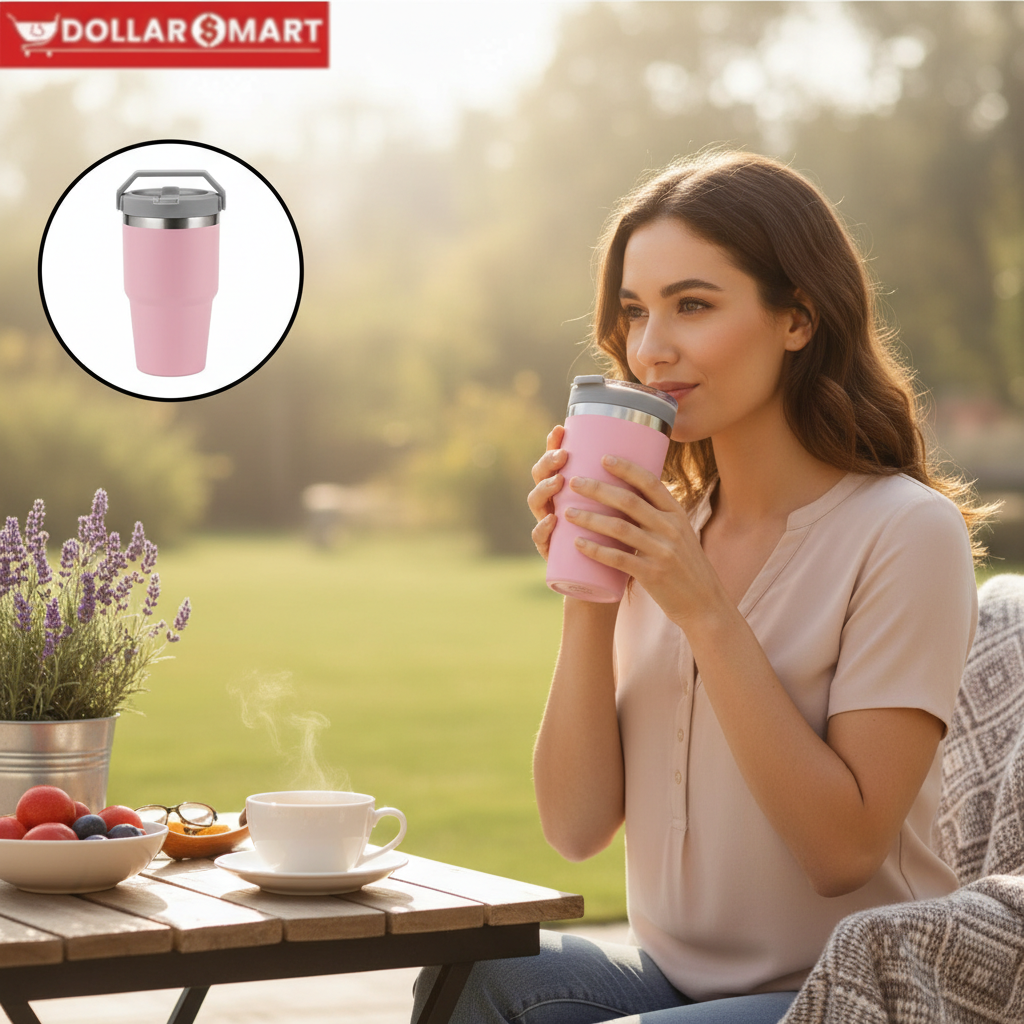 Stainless Steel Hot and Cool Tumbler 900ml