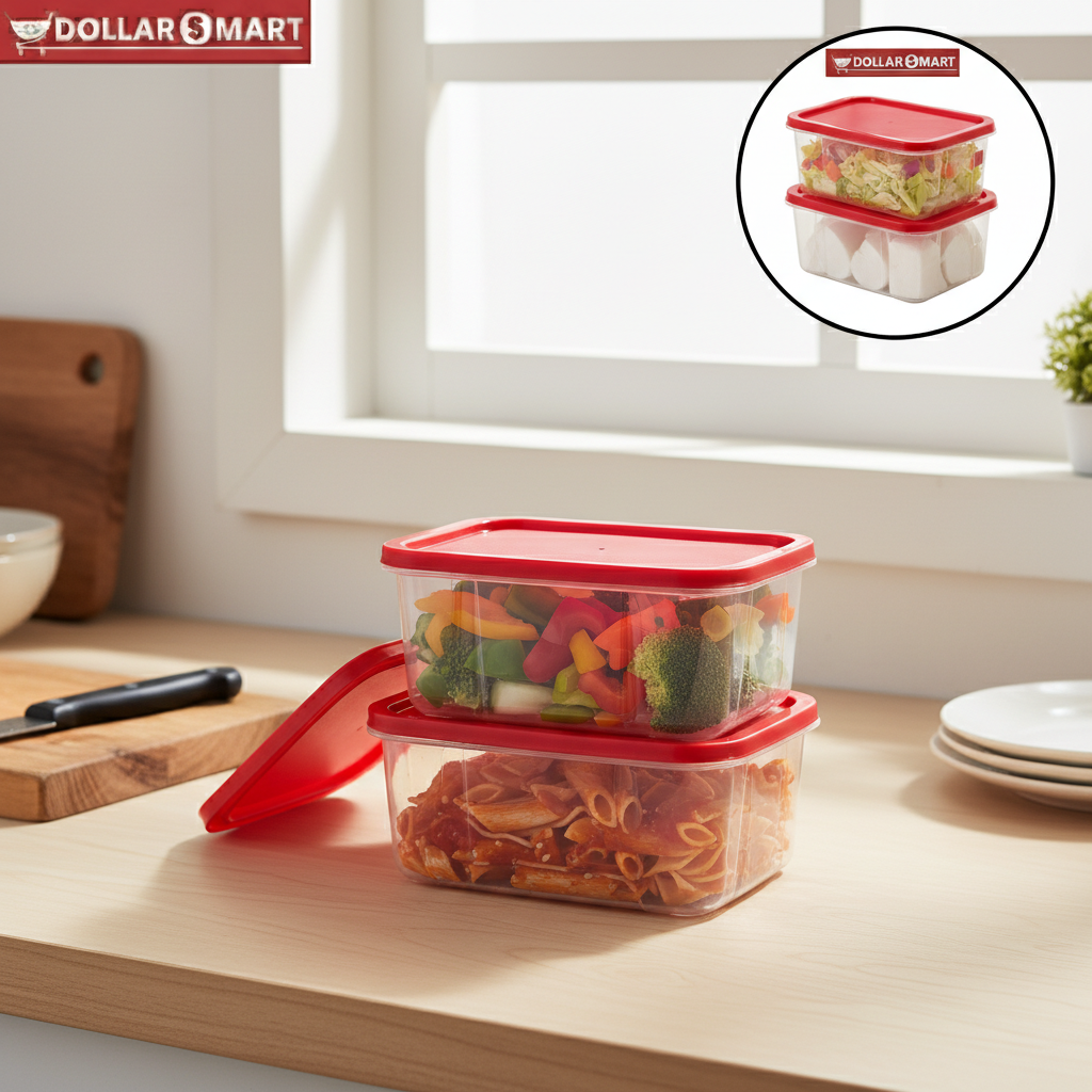 Crinkle Kitchen Container Medium 2pcs