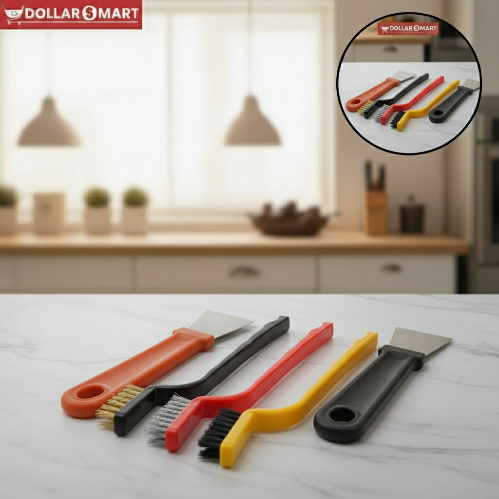 Kitchen Scraper and Wire Brush 5pcs