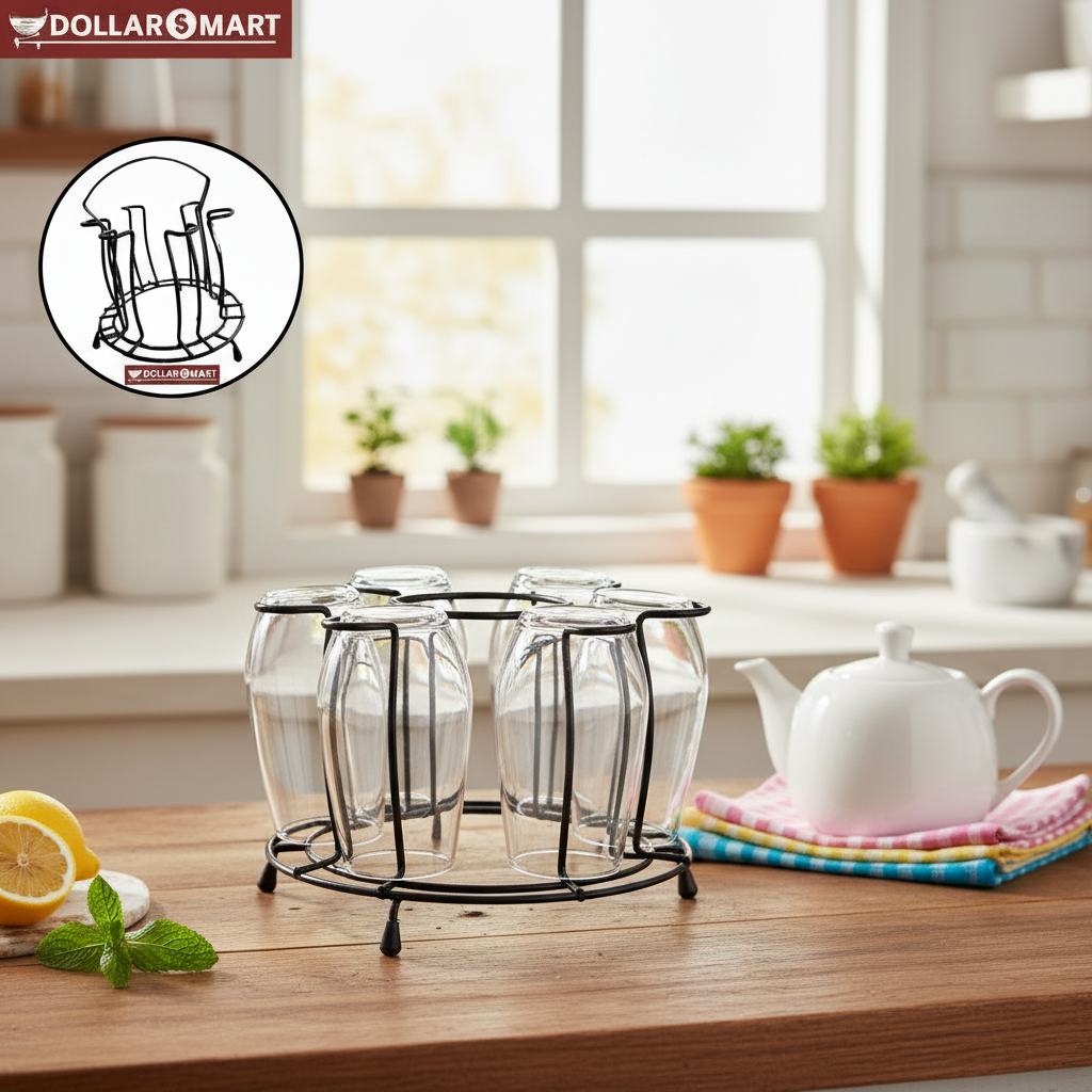 Metal Glass Stand