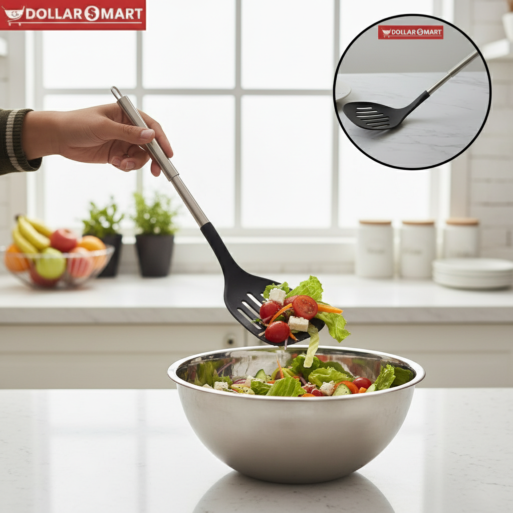 Non Stick Spoon with Steel handle
