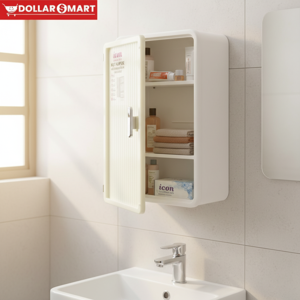 Multi purpose wall mounted cabinet tissue holder