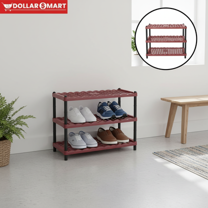 SHOES RACK 3 STEP COLORFUL