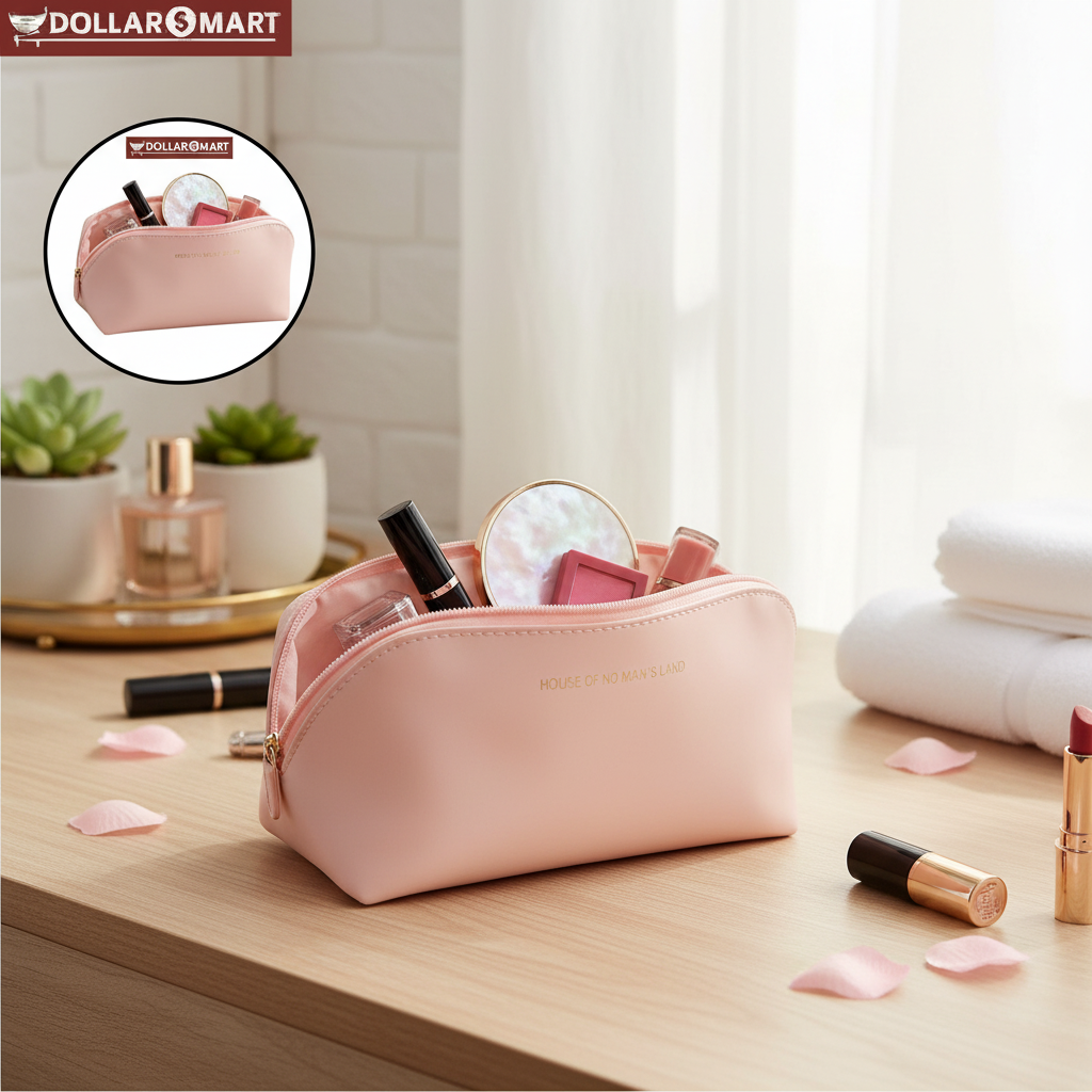 Leather Comstic Pouch