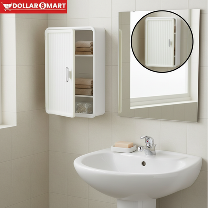 Multi purpose wall mounted cabinet tissue holder