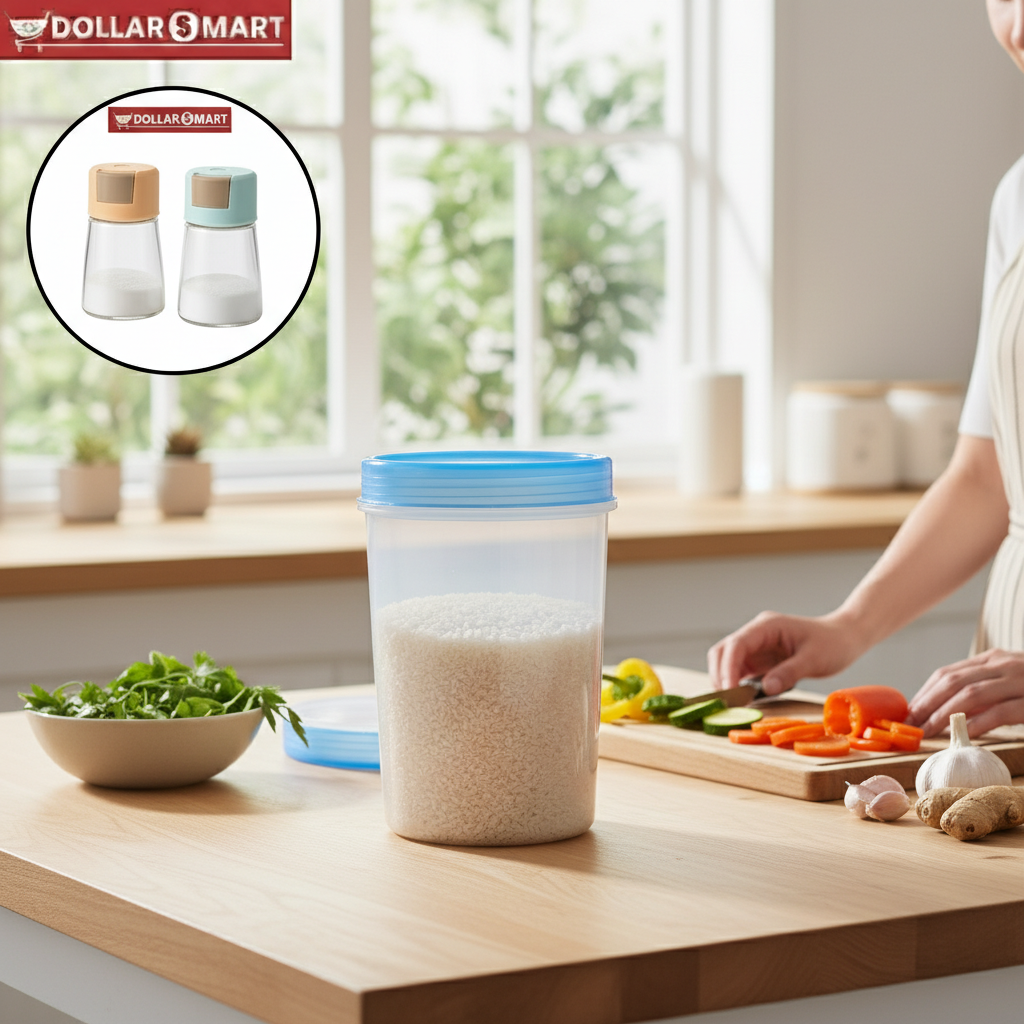 Storage Jar 2pcs Large