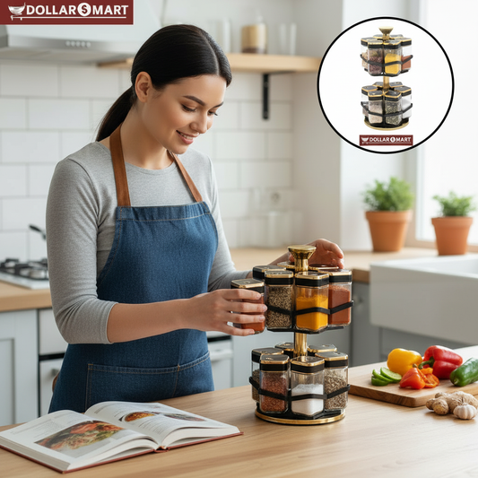 Rotating Spice Rack 16 bottle