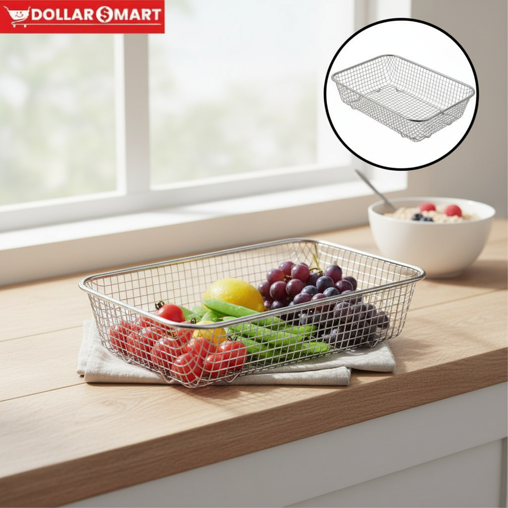 Steel Fruit Basket - Durable & Stylish Kitchen Storage
