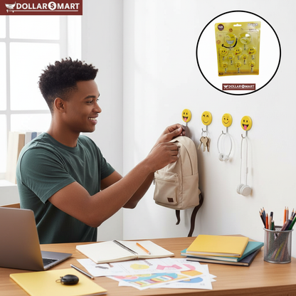 Emoji Wall Hooks 10 pcs