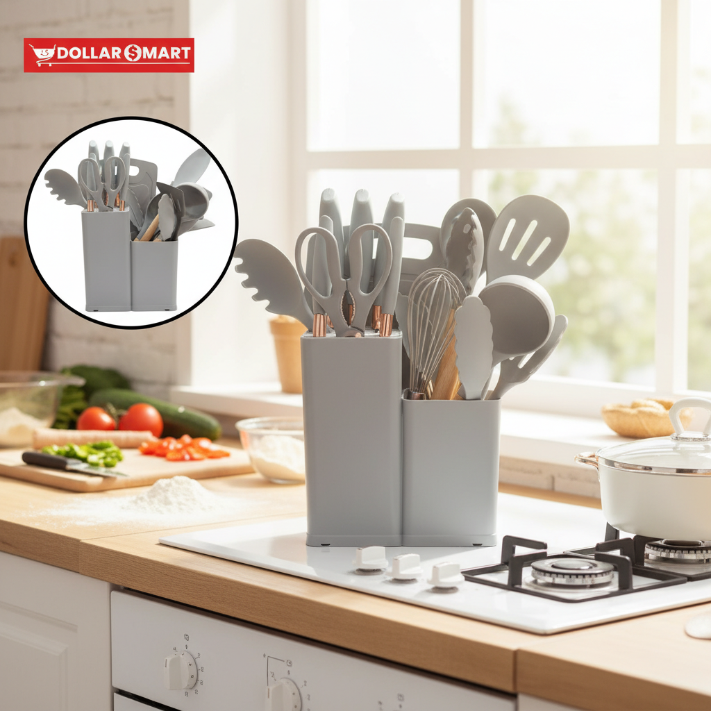 Kitchen Silcone knife and Spoon set