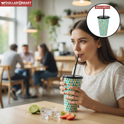 Fancy Straw Glass 