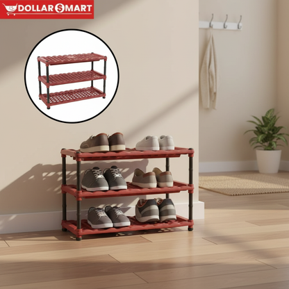 SHOES RACK 3 STEP COLORFUL