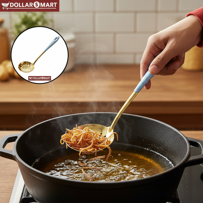 Golden Serving Spoon