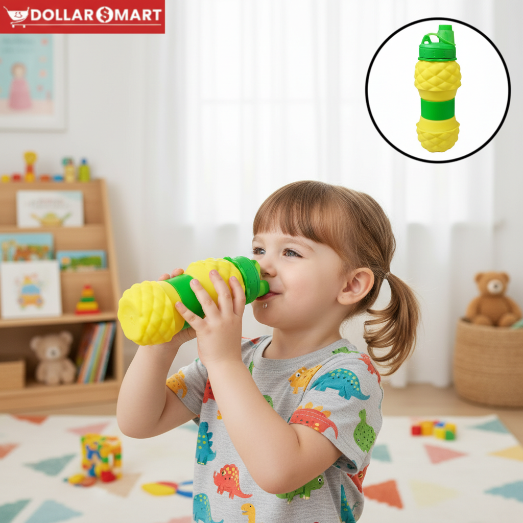 Pinapple Silicone Bottle Large