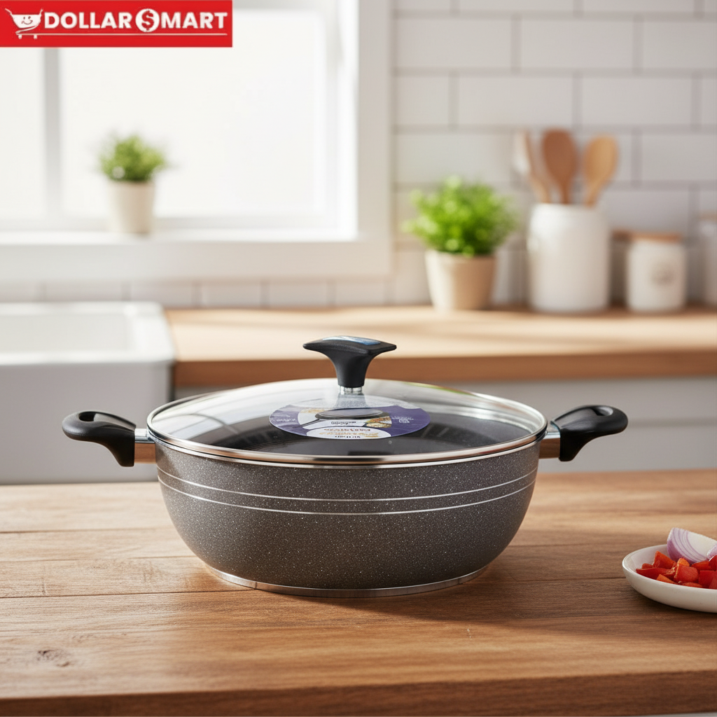 Non-Stick Karahi with Lid 32CM 
