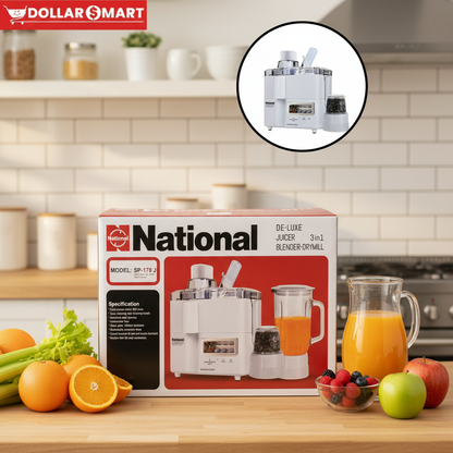 national juicer blender grinder 3 in 1