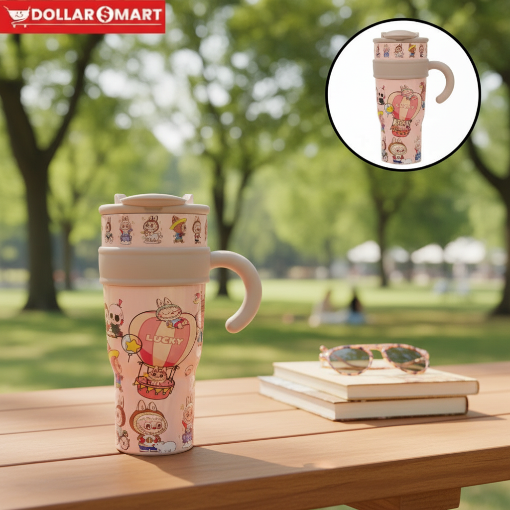 Labubu tumbler c hanlde