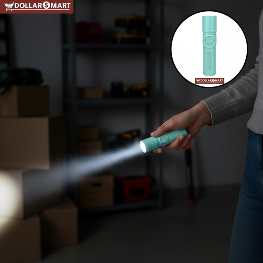 Rechargeable LED flashlight with a high-intensity beam and USB charging port