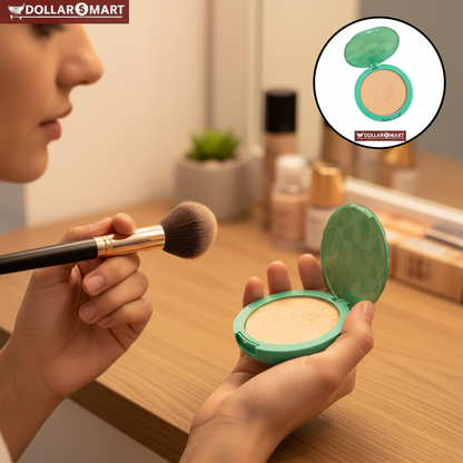 2 in 1 Face Powder with natural ingredients and long-lasting finish