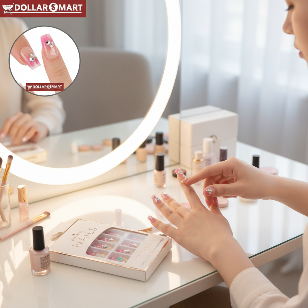 12pcs Acrylic Nails Set for nail art, acrylic nails online Pakistan