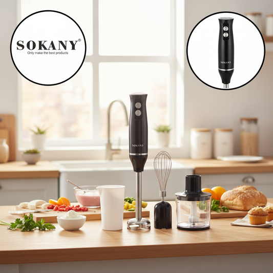 4 IN 1 Hand Blender Sokany - Product Image