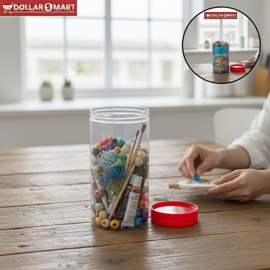 Large kitchen storage jar with wide mouth for easy access