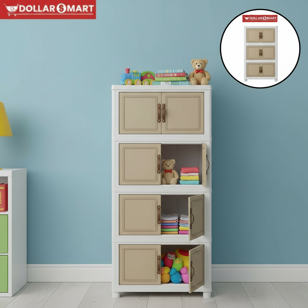 4 Layer Organizer Cupboard assembly process