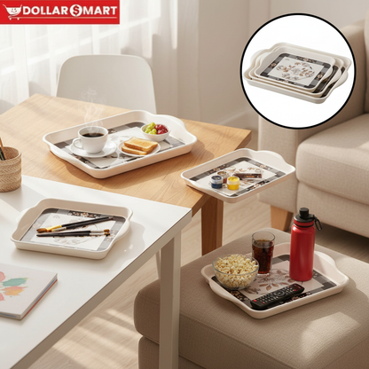 Melamine Tray Set 4 pieces