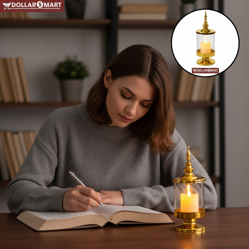 Golden Candle Holders 2 pcs