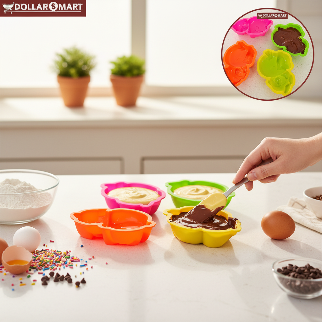 Silicone Chocolate Mould 4pcs