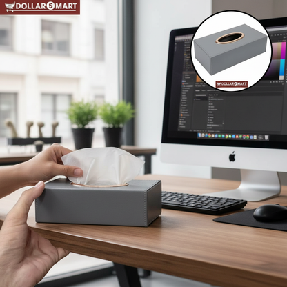 Leather Tissue Box