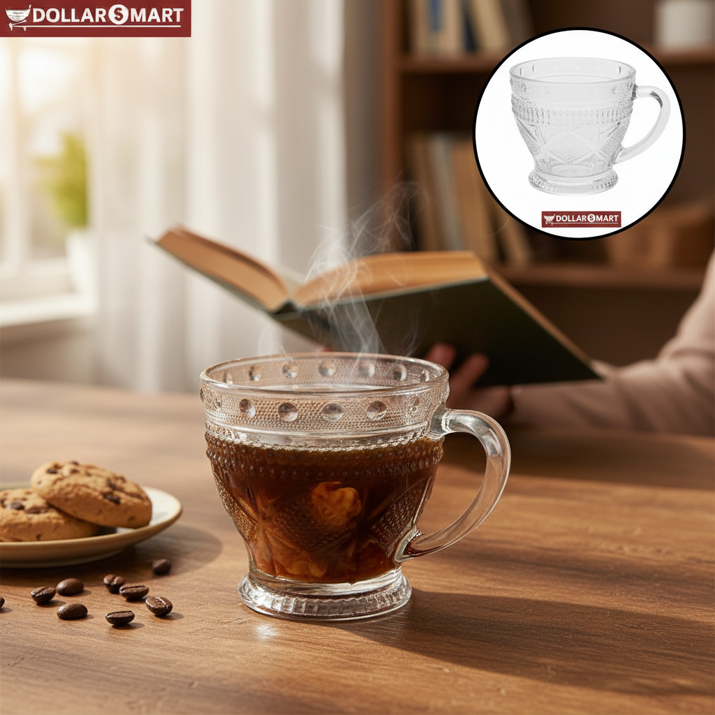 Ghani Glass Tea Mugs 6pcs