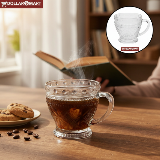 Ghani Glass Tea Mugs 6pcs
