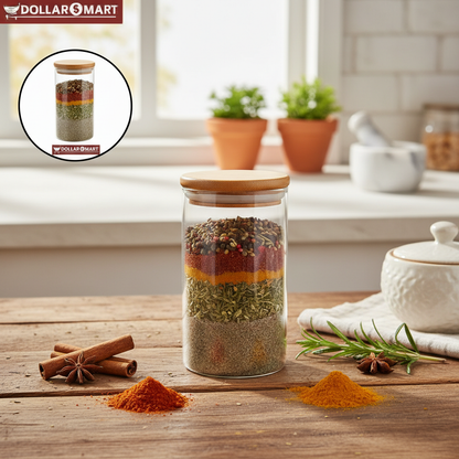 Acrtylic Jar Small - Dollar$ Mart