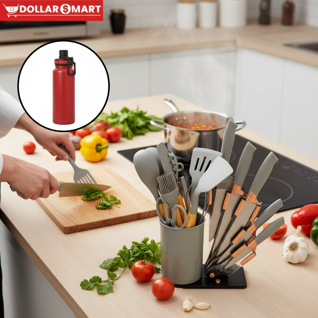 Kitchenware & Knife Set 18pcs