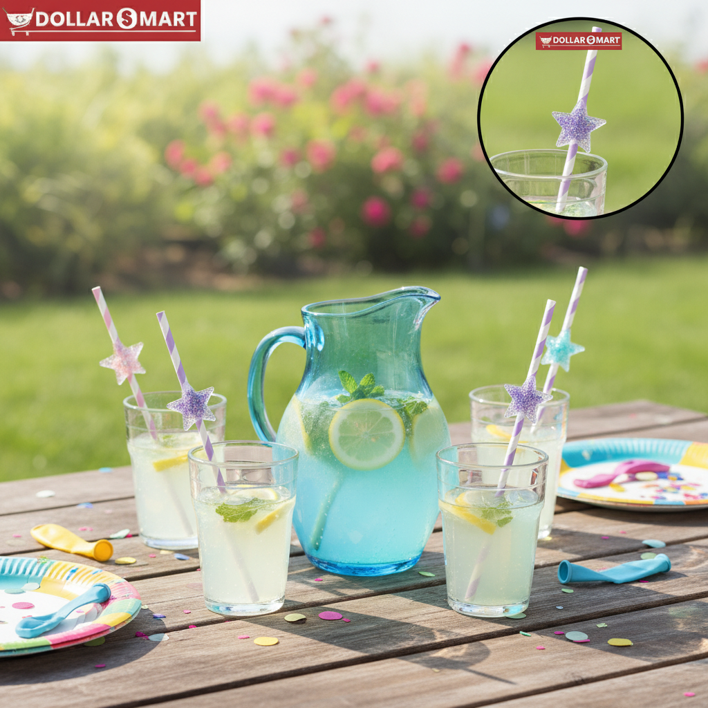 Party Straw 6pcs 