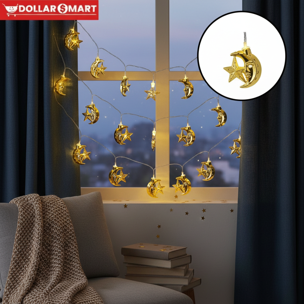 Moon star Light Cell Powered
