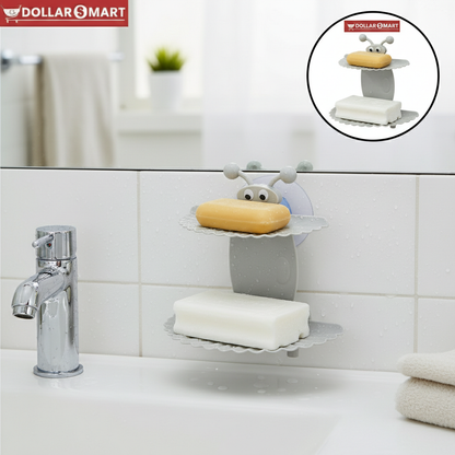 Double Layer Soap Drain Rack